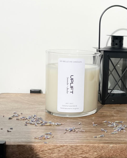 Lavender & Amber candle