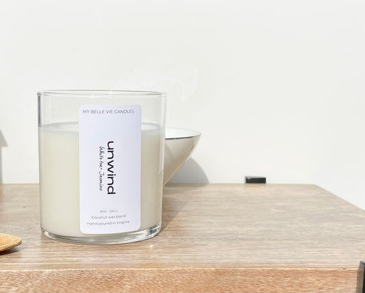 White Tea Candle - Unwind